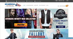 Desktop Screenshot of newamericanjackets.com